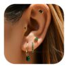 Brass Electroplating Fashion Design Earring Set