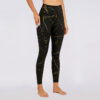 Hip-Lifting Yoga Pants Bronzing Slim High Waist Leggings