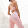 Women's seamless yoga pants high waist hip tights