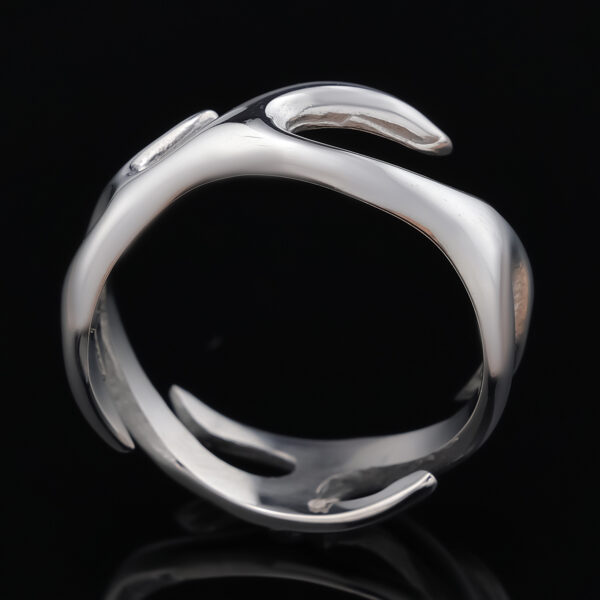 Flame Totem Stainless Steel Neutral Silver Ring